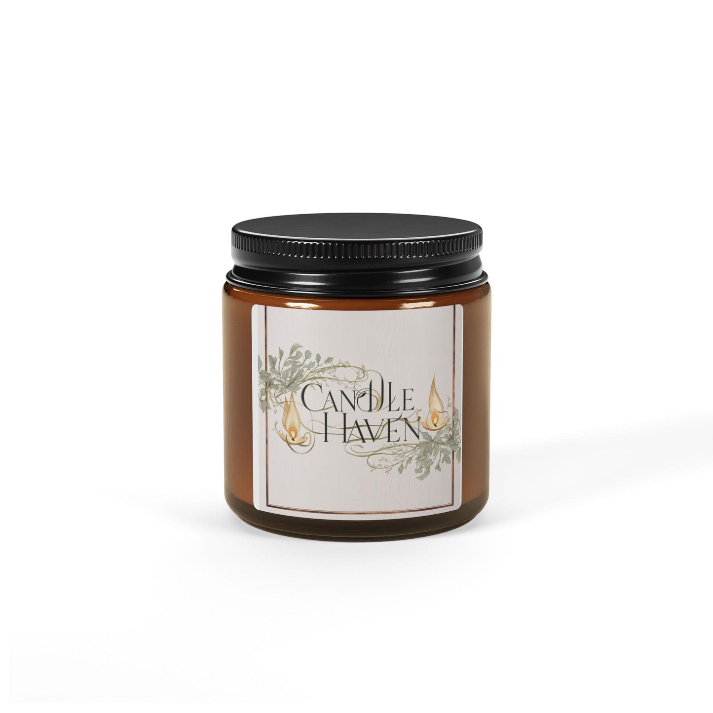 Candle Haven Scented Soy Candle (Multi-Size, Amber Jar)