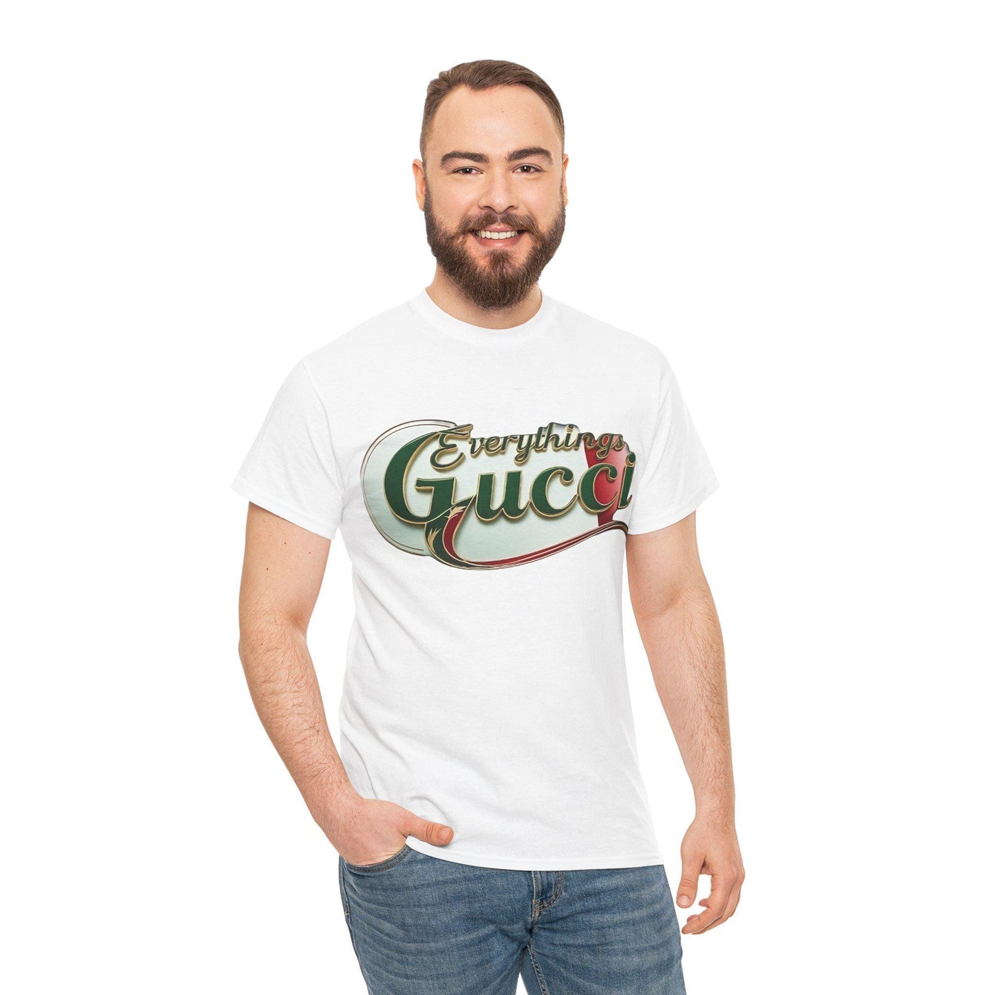 Everythings Gucci Unisex Heavy Cotton T-shirt